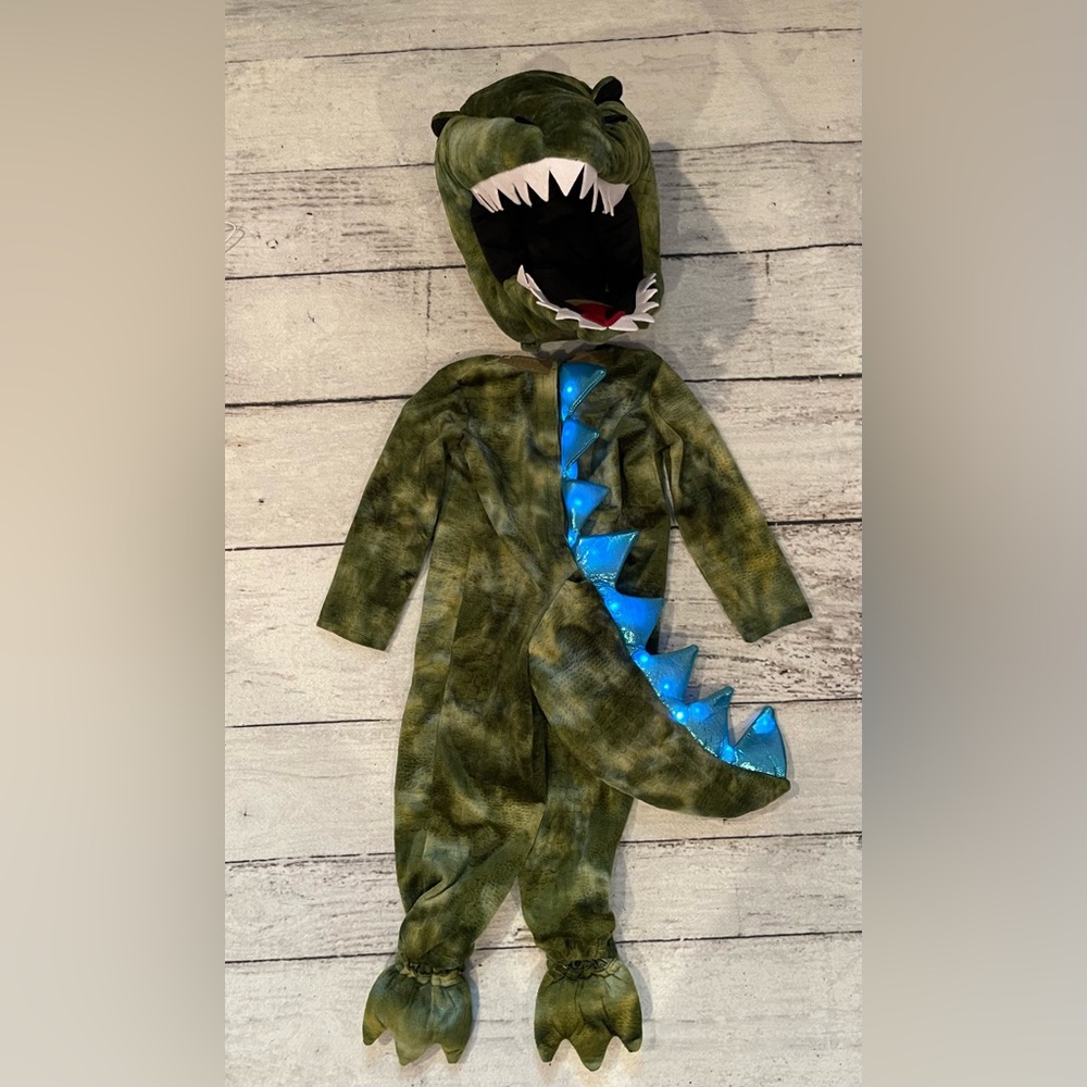 3T Pottery Barn Trex Dinosaur Costume
